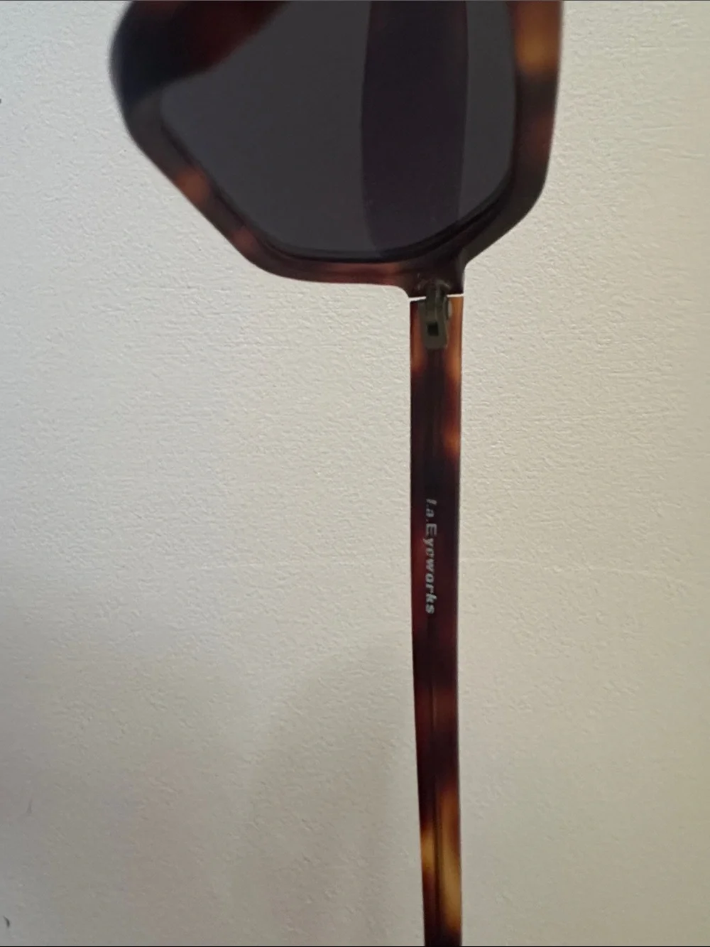 Vintage L.A. Eyeworks Wally M123 Tortoiseshell Geometric Sunglasses